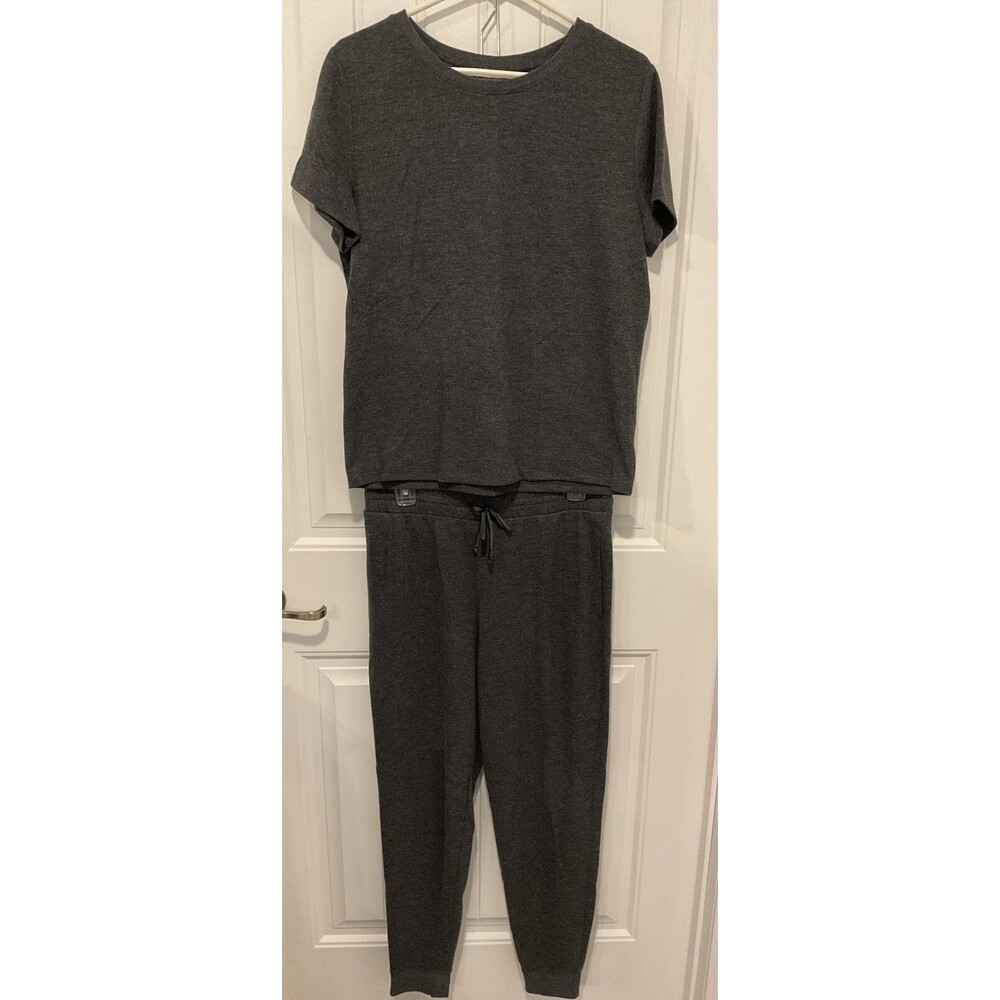 Victoria’s Secret Charcoal Women’s 2 Piece Top & Pants Lounge/Pajamas Set Medium